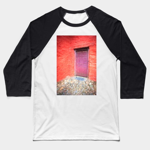 Farmhouse#3 Baseball T-Shirt by RJDowns